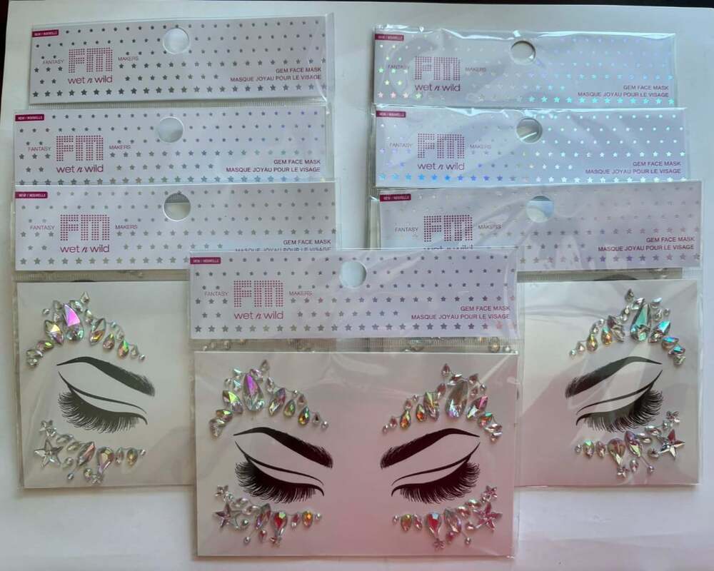 Wet n Wild Fantasy Makers Gem Face Mask Cosmic Queen Lot of 7